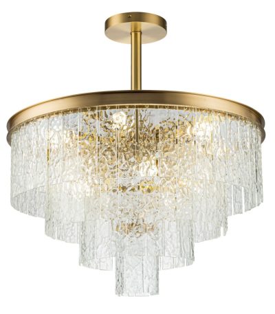 Люстра на штанге Belfast Harland 6308-6 BR CL