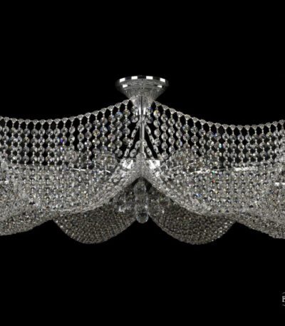 Люстра на штанге Bohemia Ivele Crystal 77081/95 Ni