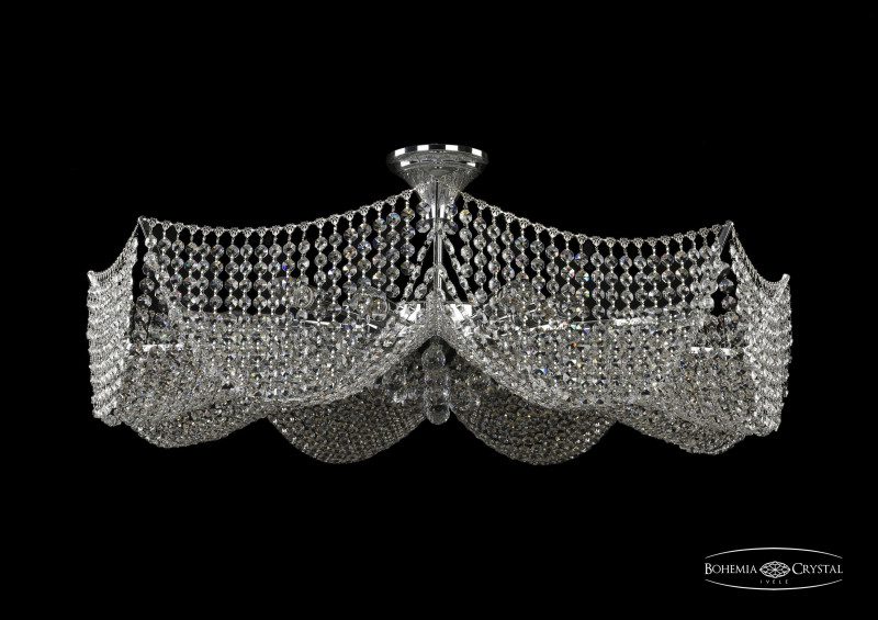 Люстра на штанге Bohemia Ivele Crystal 77081/95 Ni Люстра на штанге Bohemia Ivele Crystal 77081/95 Ni