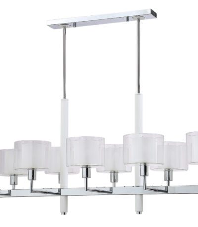 Люстра на штанге Crystal Lux MAESTRO SP-PL10 L1100 CHROME