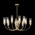 Люстра на штанге Crystal Lux SECRET SP10 GOLD Люстра на штанге Crystal Lux SECRET SP10 GOLD