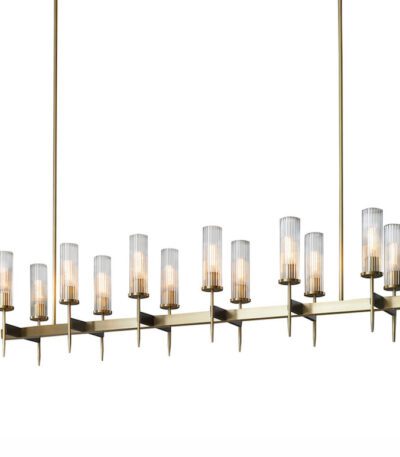 Люстра на штанге Delight Collection Alouette KM0936P-12 brass