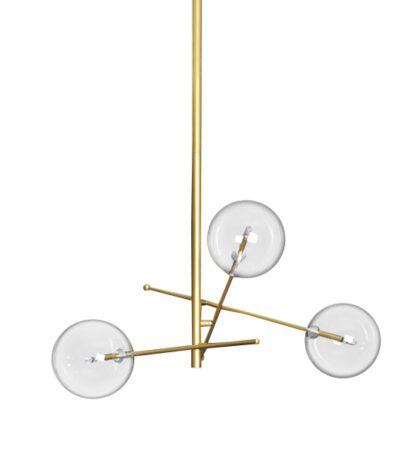 Люстра на штанге Delight Collection Globe Mobile 9307P-3A gold