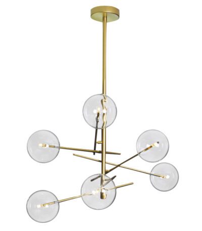 Люстра на штанге Delight Collection Globe Mobile 9307P-6A gold
