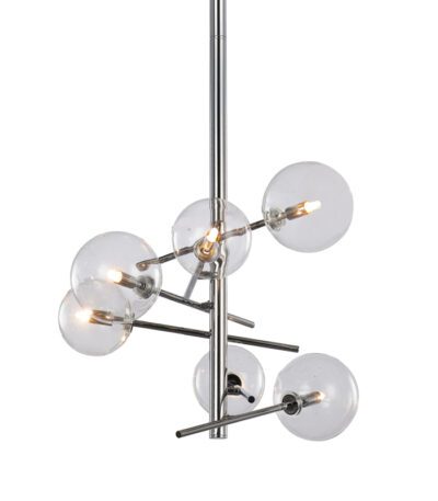 Люстра на штанге Delight Collection Globe Mobile MX19009070-6A chrome