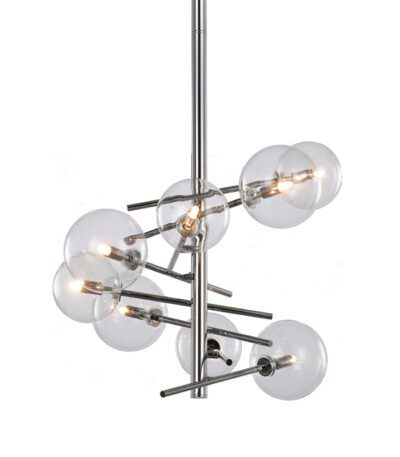 Люстра на штанге Delight Collection Globe Mobile MX19009070-8A chrome