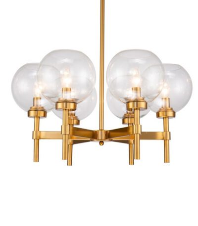 Люстра на штанге Delight Collection Jade KM1106P-6 brass