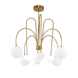 Люстра на штанге Delight Collection KG1213P-8 brass