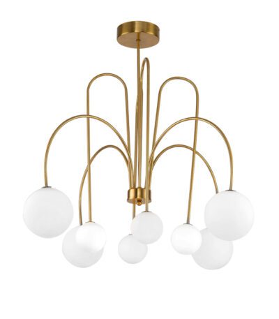 Люстра на штанге Delight Collection KG1213P-8 brass