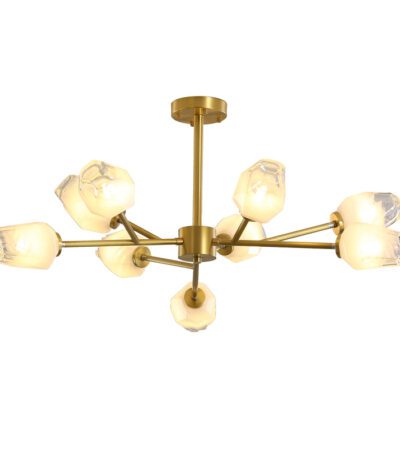 Люстра на штанге Delight Collection KM1245P-9 brass