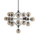 Люстра на штанге Delight Collection Modo 8916P/15 black/cognac