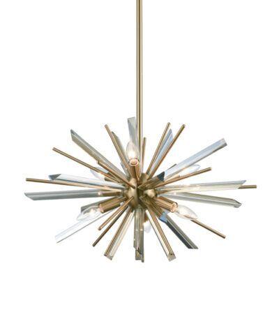 Люстра на штанге Delight Collection P68112-6AB antique brass