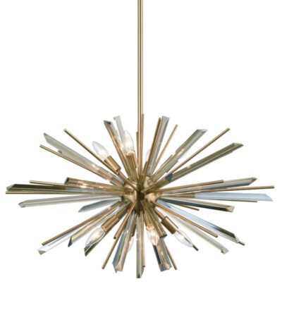 Люстра на штанге Delight Collection P68112-8AB antique brass