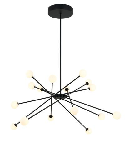 Люстра на штанге DeLight Collection MD19001025-16A black