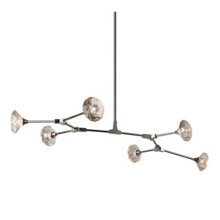 Люстра на штанге DeLight Collection Salasco KR0776P-6 nickel