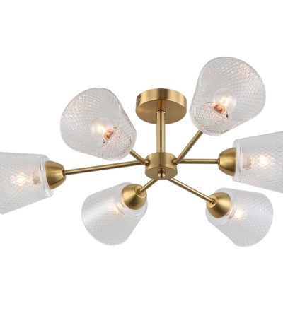 Люстра на штанге Escada Amarant 1104/6P Brass