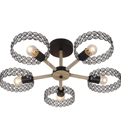 Люстра на штанге Escada Banjo 679/5P Black