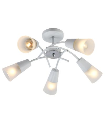 Люстра на штанге Escada Calla 1109/5P White