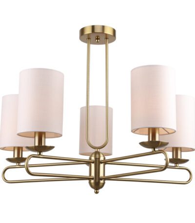 Люстра на штанге Escada Eclipse 10166/5PL Brass