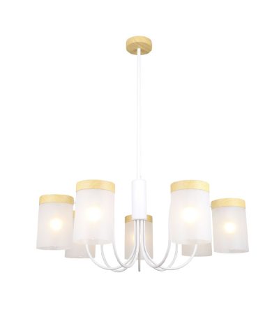 Люстра на штанге Escada Harmony 1172/7P White