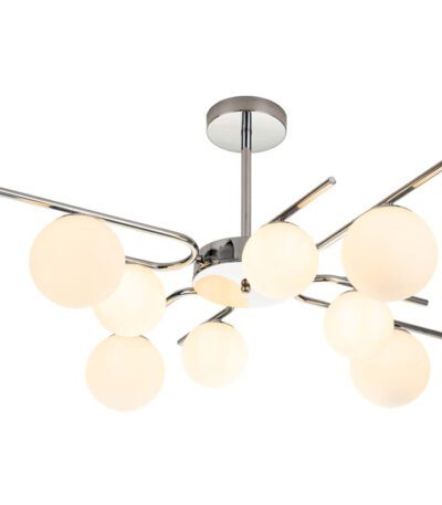 Люстра на штанге Escada Sphere 642/8P Silver