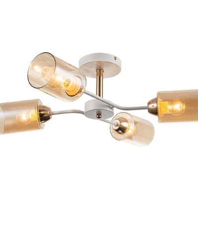 Люстра на штанге Escada Vertigo 1131/4P White/Gold