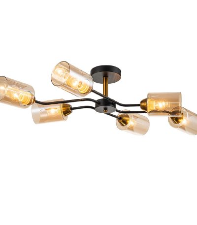 Люстра на штанге Escada Vertigo 1131/6P Black/Gold