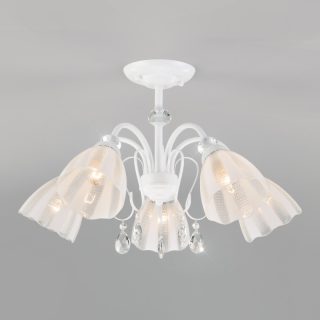 Люстра на штанге Eurosvet 30155/5 белый