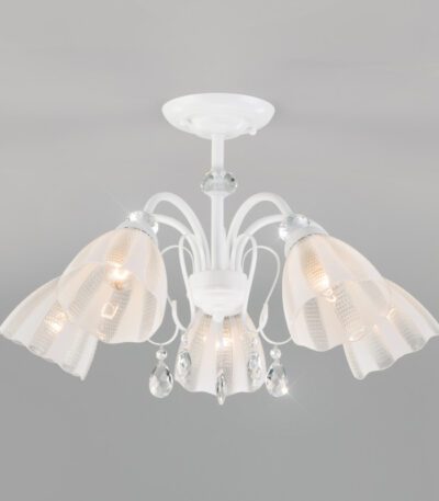 Люстра на штанге Eurosvet 30155/5 белый