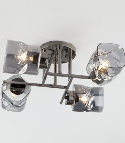 Люстра на штанге Eurosvet 30165/4 черный жемчуг