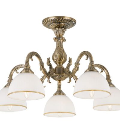 Люстра на штанге Eurosvet 60106/5 античная бронза