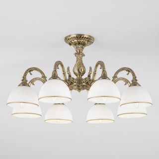 Люстра на штанге Eurosvet 60106/8 античная бронза