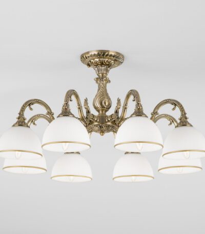 Люстра на штанге Eurosvet 60106/8 античная бронза