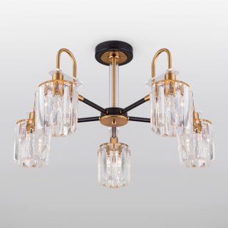 Люстра на штанге Eurosvet 70090/5 черный