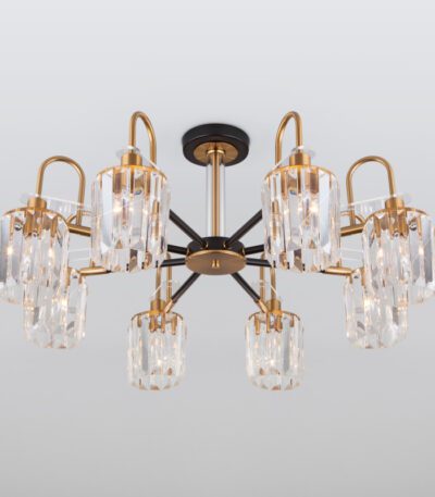 Люстра на штанге Eurosvet 70090/8 черный