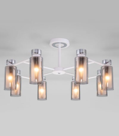 Люстра на штанге Eurosvet Amado 70115/8 белый a061529