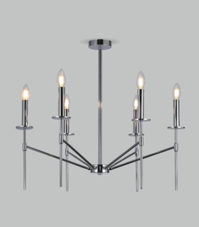 Люстра на штанге Eurosvet Anders 60142/6 хром Smart a061933