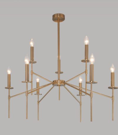 Люстра на штанге Eurosvet Anders 60142/9 латунь a061931