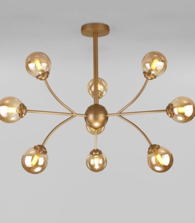 Люстра на штанге Eurosvet Astro 30179 матовое золото