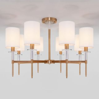 Люстра на штанге Eurosvet Brielle 60132/8 латунь