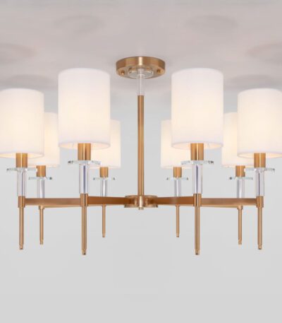 Люстра на штанге Eurosvet Brielle 60132/8 латунь