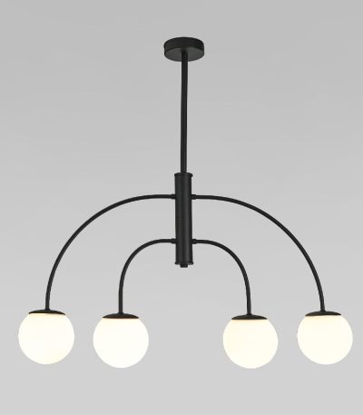 Люстра на штанге Eurosvet Cenacolo 30179/4 черный a069121