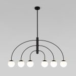 Люстра на штанге Eurosvet Cenacolo 30179/6 черный a069124