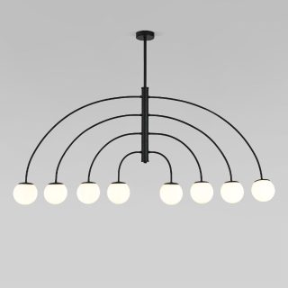 Люстра на штанге Eurosvet Cenacolo 30179/8 черный a069122