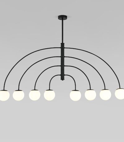 Люстра на штанге Eurosvet Cenacolo 30179/8 черный a069122