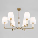 Люстра на штанге Eurosvet Conso 60145/6 латунь Smart a061950