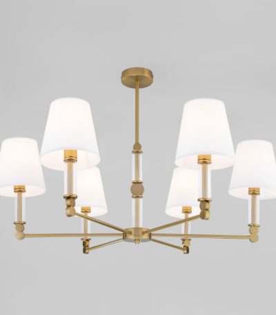 Люстра на штанге Eurosvet Conso 60145/6 латунь Smart a061950