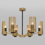 Люстра на штанге Eurosvet Grino 70139/6 латунь