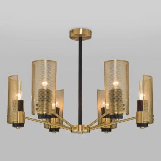 Люстра на штанге Eurosvet Grino 70139/6 латунь