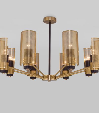 Люстра на штанге Eurosvet Grino 70139/8 латунь